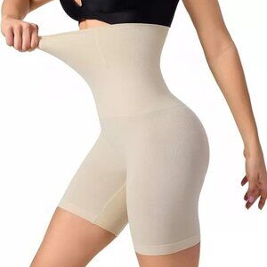 CHICFAN Shapewear High Waisted Tummy Control Butt Lifting Body Shaper 3XL Nude